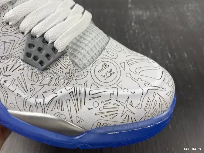 Kick Theory Retro Jordan 4 Laser Anniversary 705333-105 30th 0601